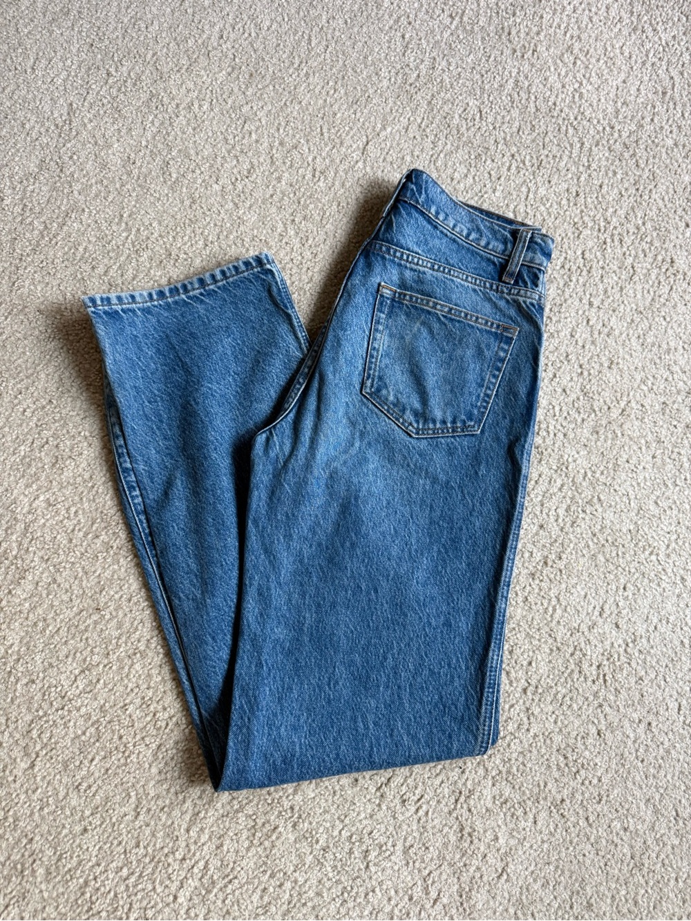 Reformation Val mid rise Straight Jeans